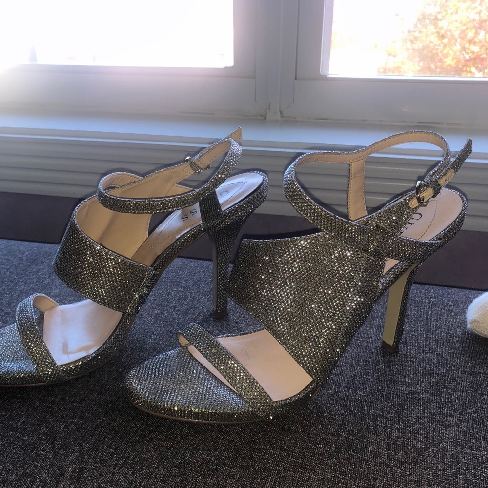 Guess Shimmering Gold Heels